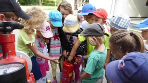 Besuch des Kindergartens