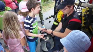 Besuch des Kindergartens