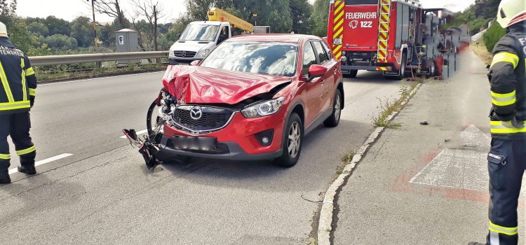 Verkehrsunfall Aufräumarbeiten