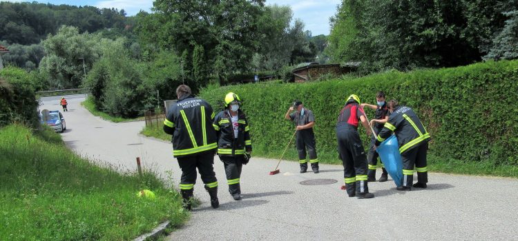 Ölspur Förgenfeldstraße