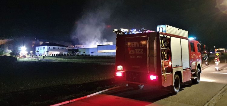 Brand Gewerbe/Industrie in Walding