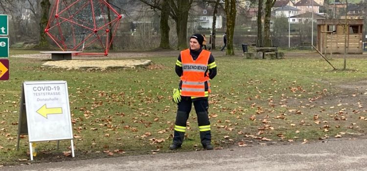 Verkehrsregler-Einsatz in Ottensheim