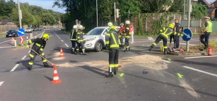 Verkehrsunfall B127/Kreuzung Niederottensheim