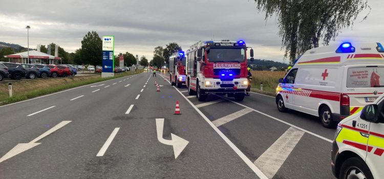 Verkehrsunfall auf der B 127