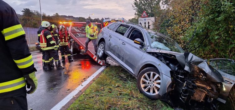 Verkehrsunfall auf der B127