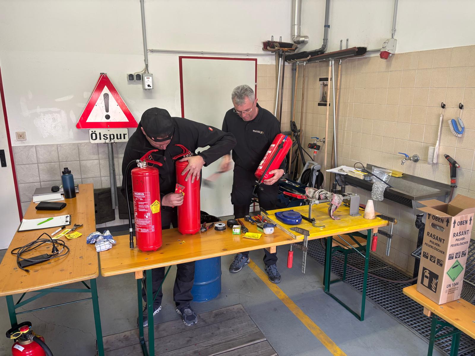 Feuerlöscherüberprüfung