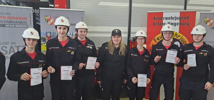 Feuerwehrjugendleistungsabzeichen in Gold